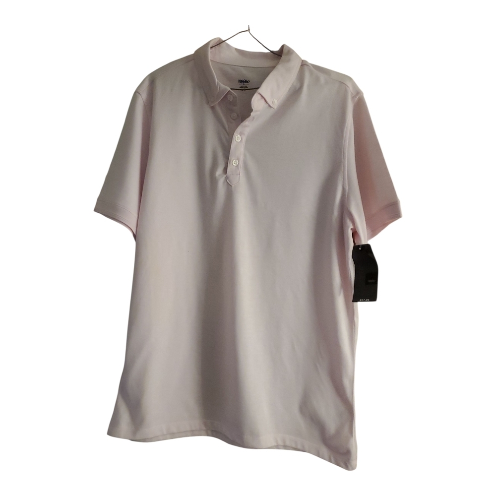 Mossimo Light Pink Polo Shirt (Mens) (Large)